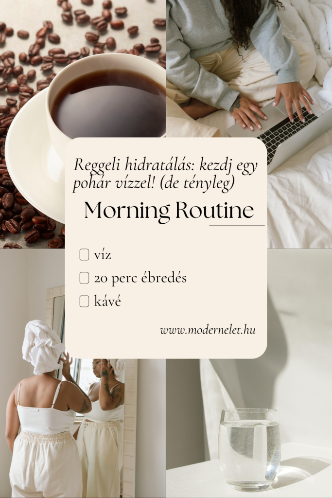 Reggeli hidratálás,kezdj egy pohár vízzel!