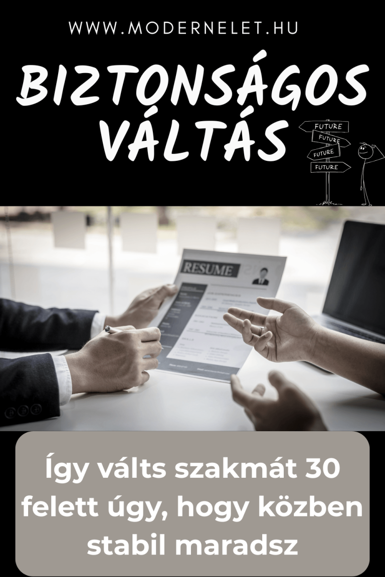 Karrierváltás 30 felett