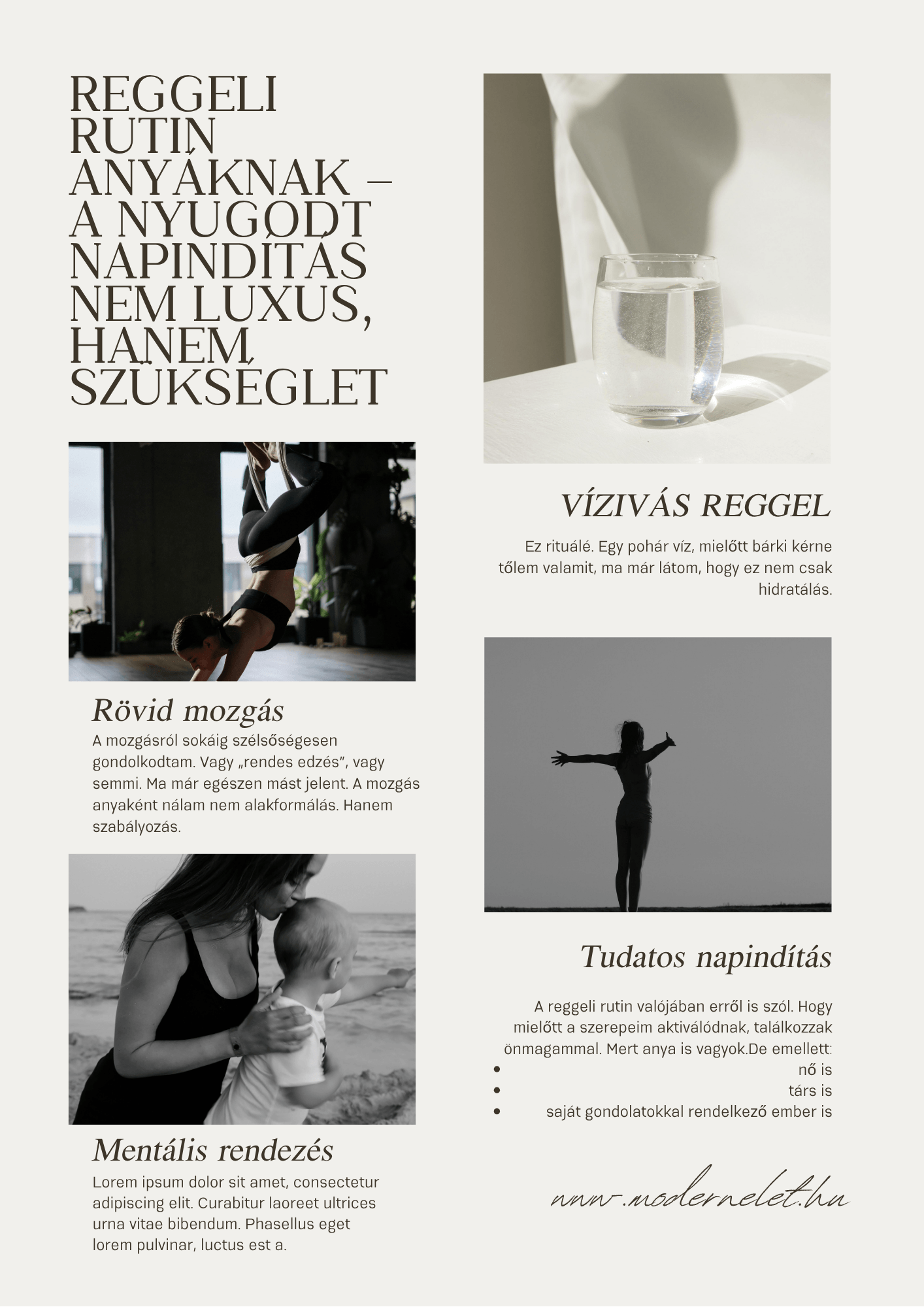 Reggeli rutin anyáknak – a nyugodt napindítás